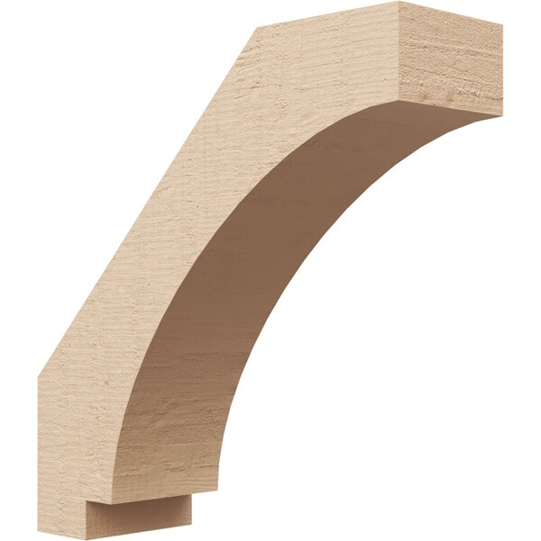 Ekena Millwork 3-inch W x 10-inch D x 10-inch H Imperial Rough Cedar Woodgrain TimberThane Knee Brace, Primed BRCUR03X10X10IMPRCPR - main